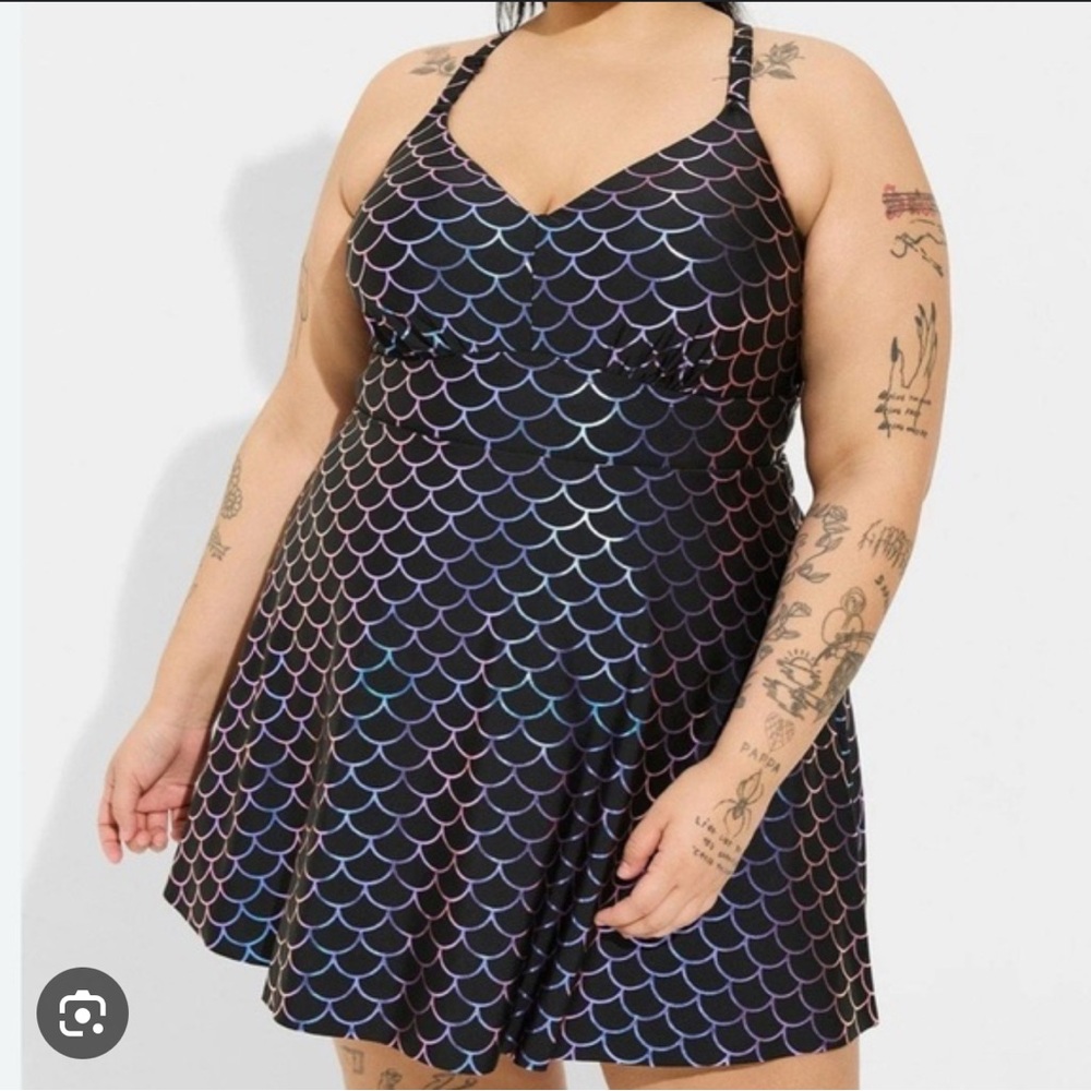 TORRID Mermaid Swim Dress